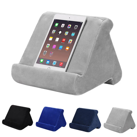 Ultra Angle Pillow Pad | Multi-Angle Soft Tablet Stand for iPad, Tablets, Kindle, Smartphones | Comfortable Angled Viewing
