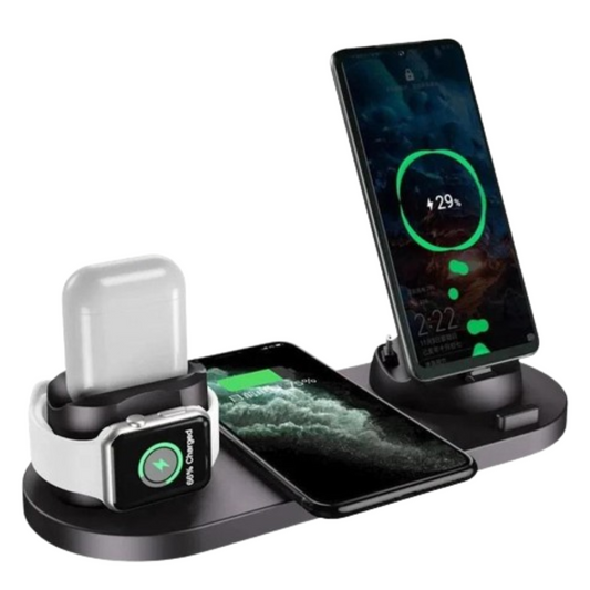Wireless Charging Station for Multiple Devices | 100W Fast Charger Stand for iPhone15/13/14/12 Pro Max/11/XS Max, iWatch 8/7/6/SE/6/5/4, AirPods Pro
